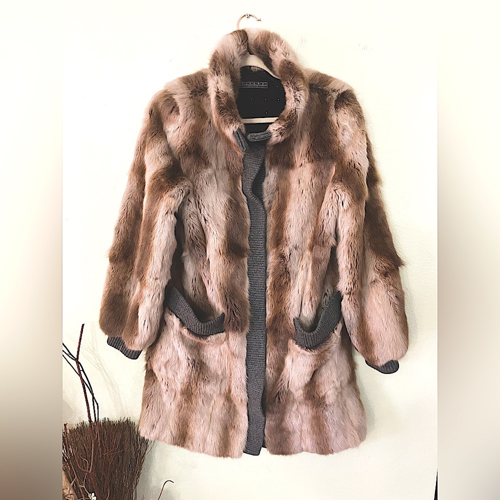 Bisang Couture fur sweater cardigan coat jacket